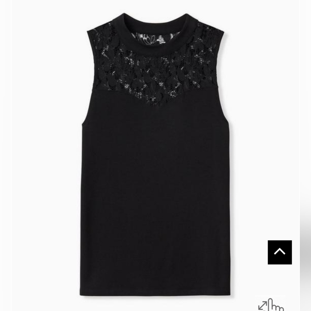 Lace Illusion Foxy Tank